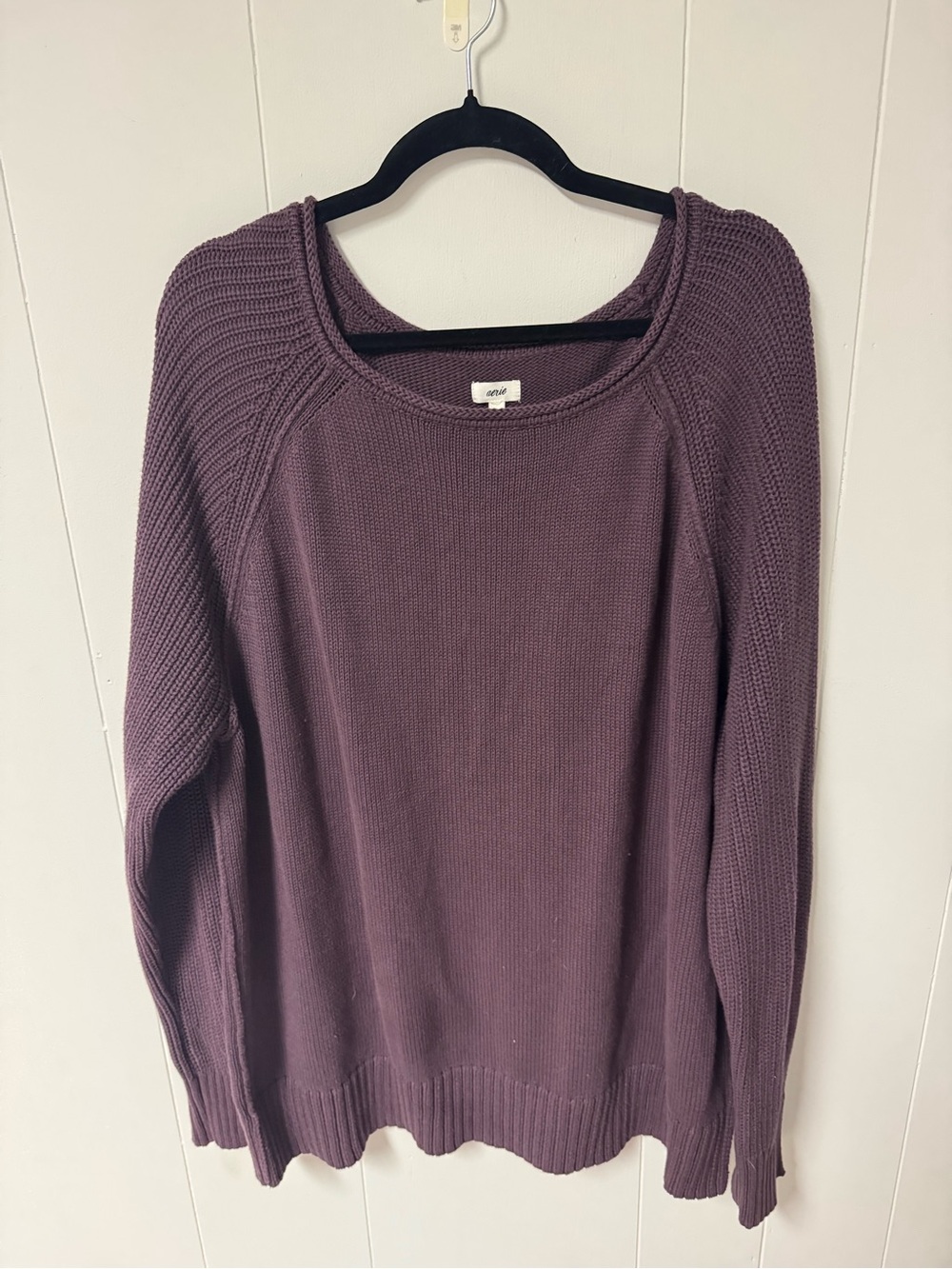 Aerie - Women's Knit Sweater - Purple/Wine